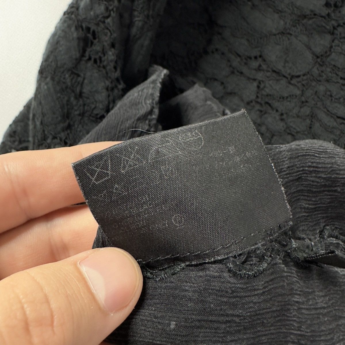 Prada Prada black dress with lace Size S / US 4 / IT 40 - 6 Thumbnail