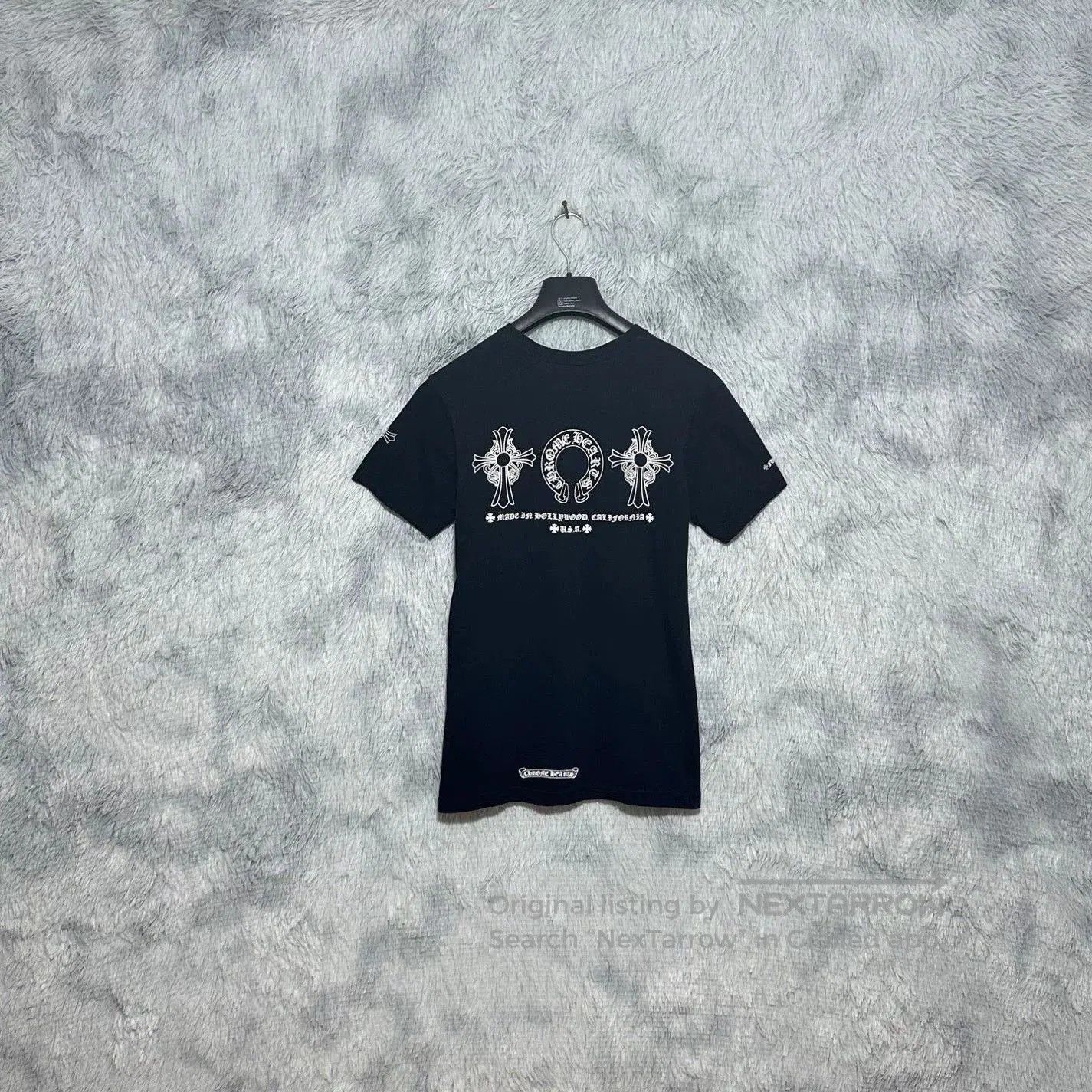 chrome hearts short sleeve t-shirt black.