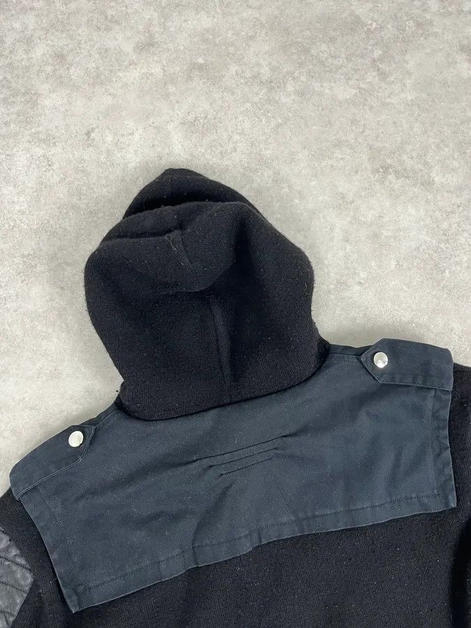 Balmain 2010s Balmain Hooded Hybrid Patchwork Zip Jacket Size S / US 4 / IT 40 - 7 Thumbnail