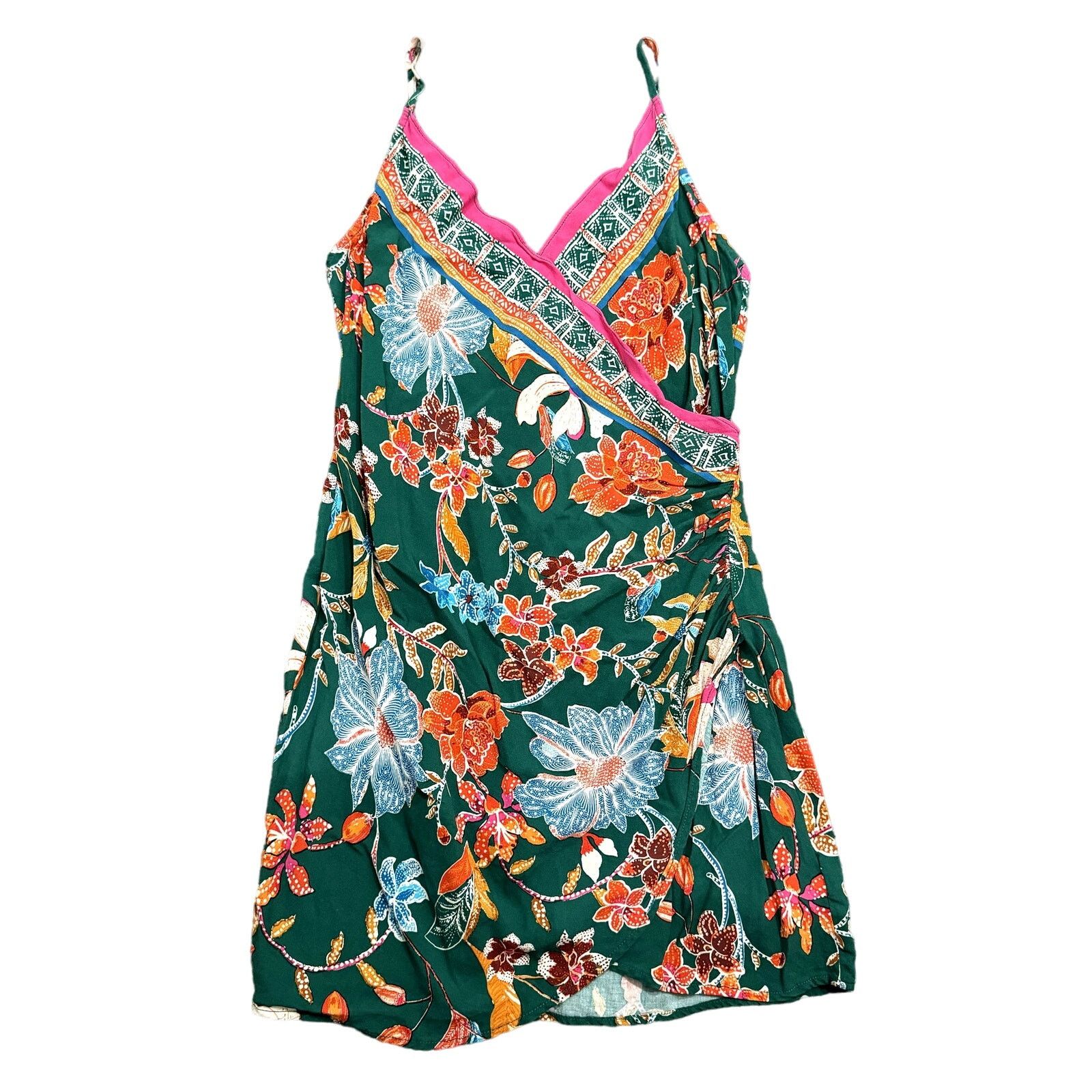 Urban Outfitters Urban Outfitters Botanical Mini Drape Dress in Green, Size M Size M / US 6-8 / IT 42-44 - 1 Thumbnail