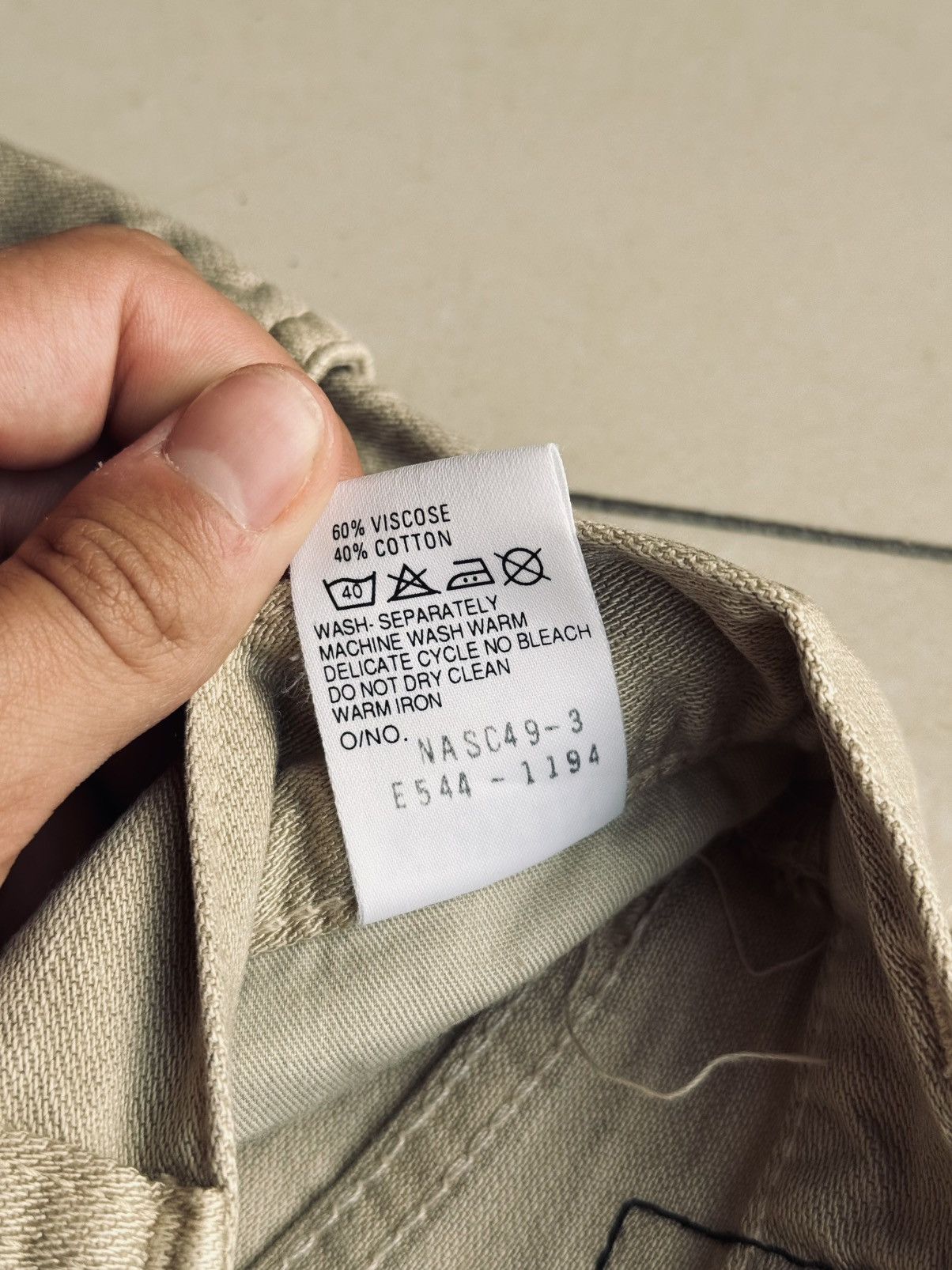Edwin Vintage Beige Edwin Japanese Denim Pants Size US 30 / EU 46 - 12 Thumbnail