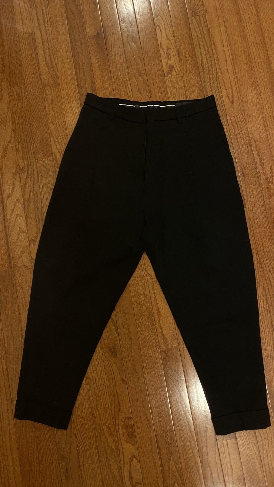 Haider Ackermann Haider Ackermann Black Tailored Trousers Size 48R - 1 Thumbnail