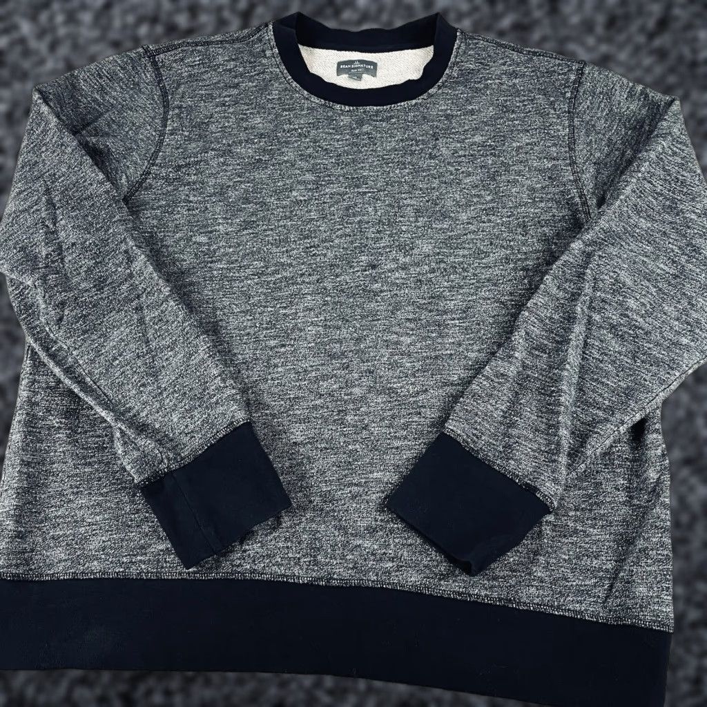 Vintage L.L. Bean Signature Sweatshirt Men’s XL Slim Fit Rugged Crewneck Lined Gorp S37 Gray Cotton Fleece Pullover Size US XL / EU 56 / 4 - 1 Thumbnail