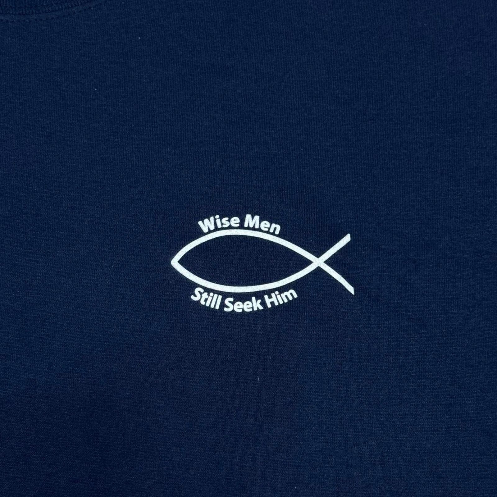 Hanes × Vintage VINTAGE Y2K WISE MEN STILL SEEK HIM JESUS RELIGIOUS TEE: Size US XL / EU 56 / 4 - 3 Thumbnail