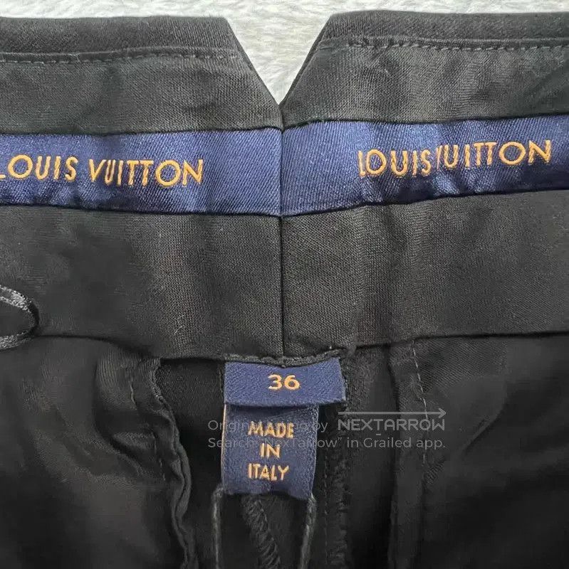Louis Vuitton Louis Vuitton Black Cotton Casual Pants . Size US 32 / EU 48 - 3 Thumbnail