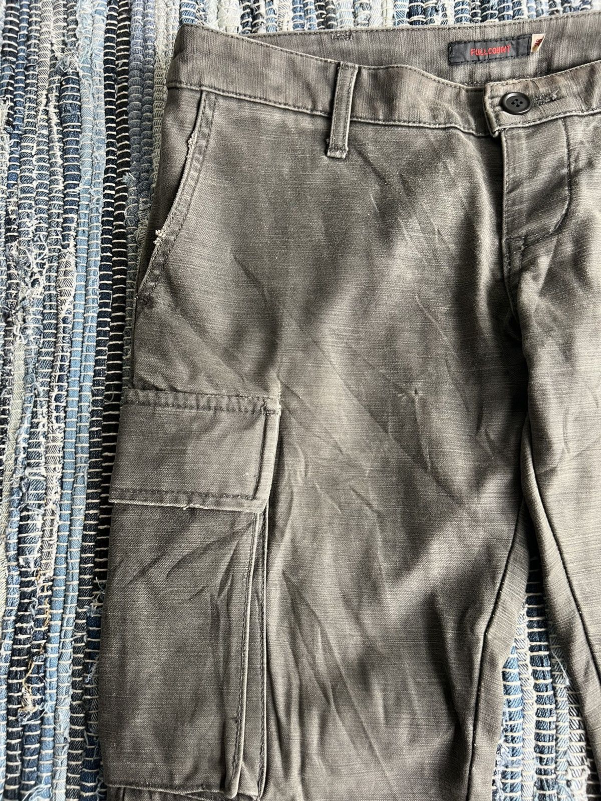 Full Count & Co. × Moleskine × Vintage Vintage Full Count 🇯🇵 Moleskin Cargo Military Trousers Pants Size US 28 / EU 44 - 5 Thumbnail