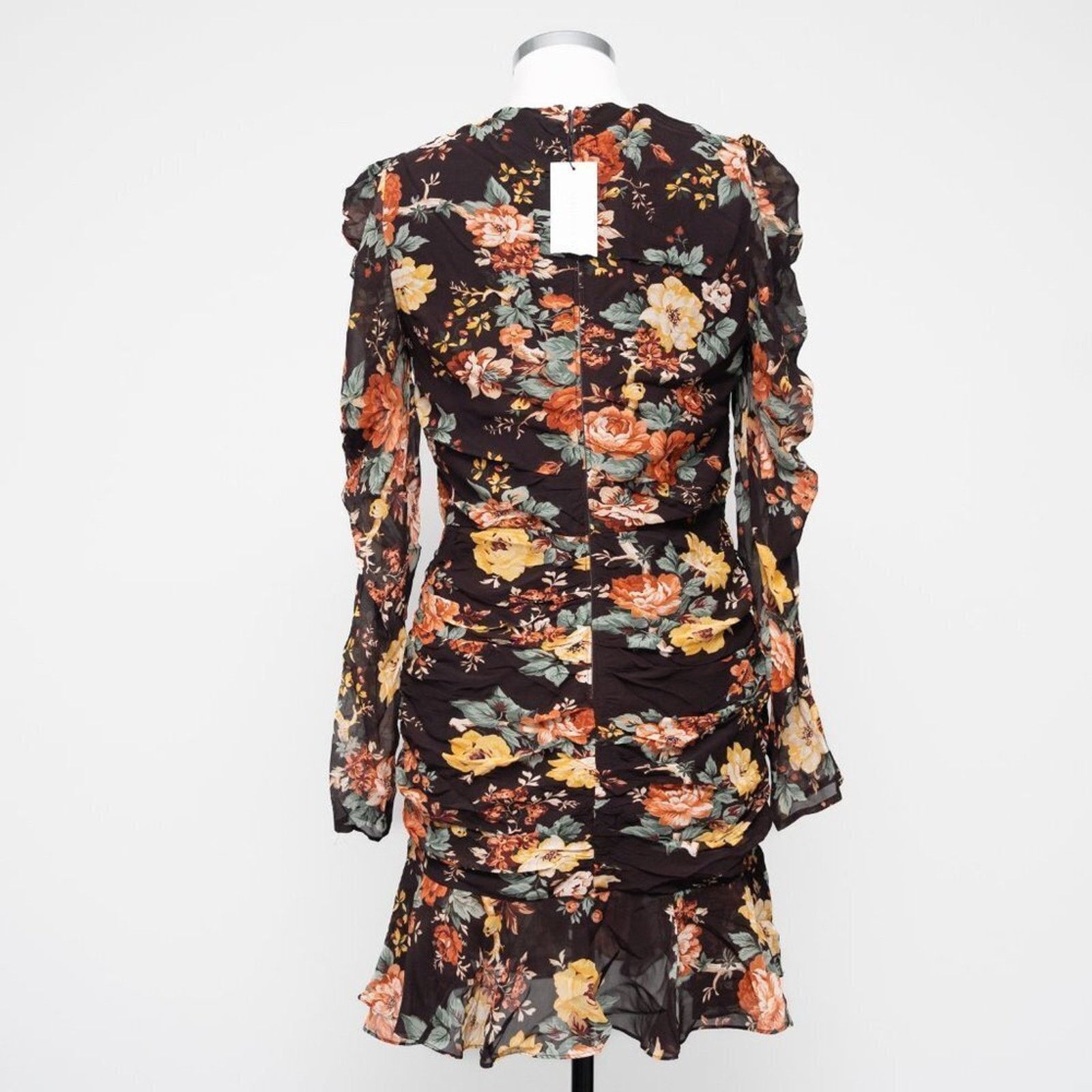 Veronica Beard Veronica Beard. Hedera Silk Floral Mini Dress. Size M / US 6-8 / IT 42-44 - 4 Thumbnail