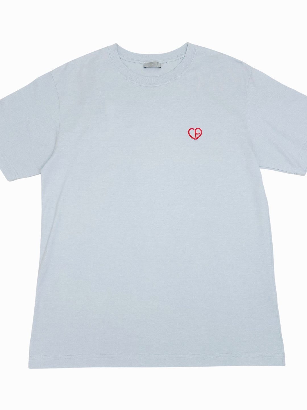 Dior Dior Embroidered Heart Logo T-Shirt Size L Size US L / EU 52-54 / 3 - 1 Thumbnail