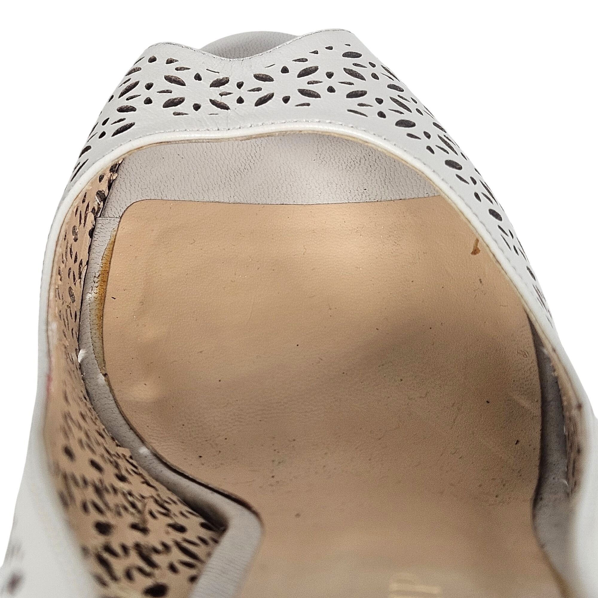 Other Ivanka Trump Comfy Women Ivory Leather High Heel 9M Size US 9 / IT 39 - 11 Thumbnail