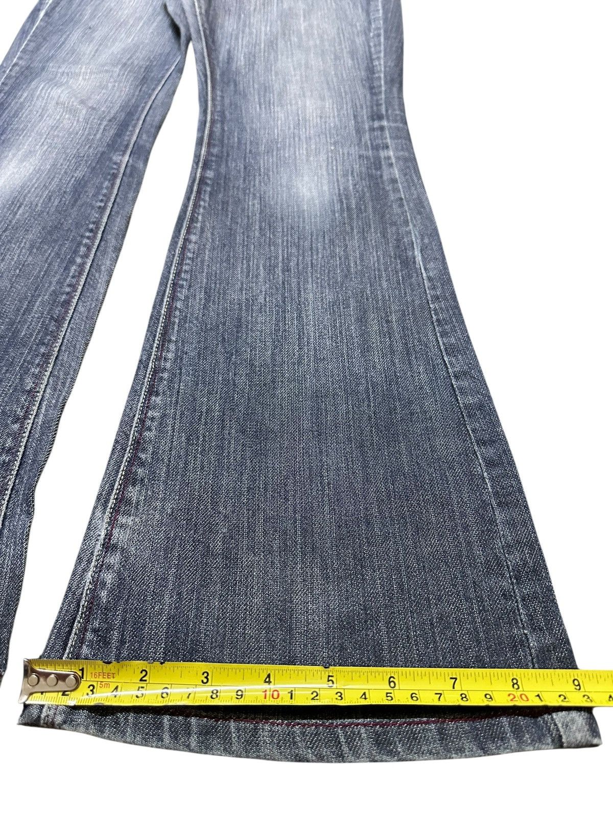 Japanese Brand DJ Jeans With Wideleg Bootcut Style and Faded Wash Size US 28 / EU 44 - 18 Thumbnail