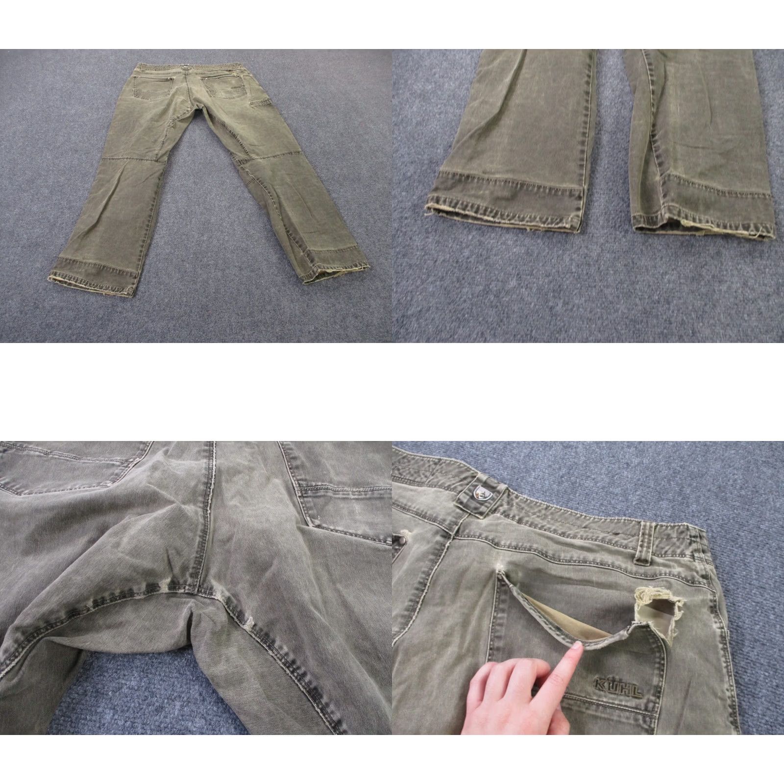 Vintage VINTAGE Kuhl Pants Mens 40 Beige Men Outdoors Hiking Work Patina Dyed Distressed Size US 40 / EU 56 - 9 Thumbnail
