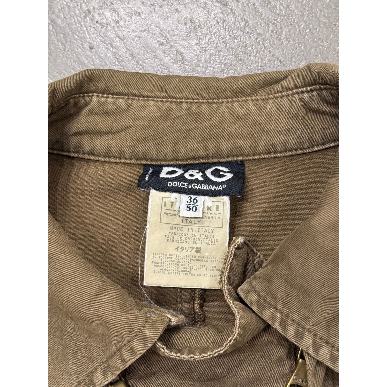 Dolce & Gabbana F/W 2003 Dolce & Gabbana Military aviatore double zip Jacket Size US M / EU 48-50 / 2 - 6 Thumbnail