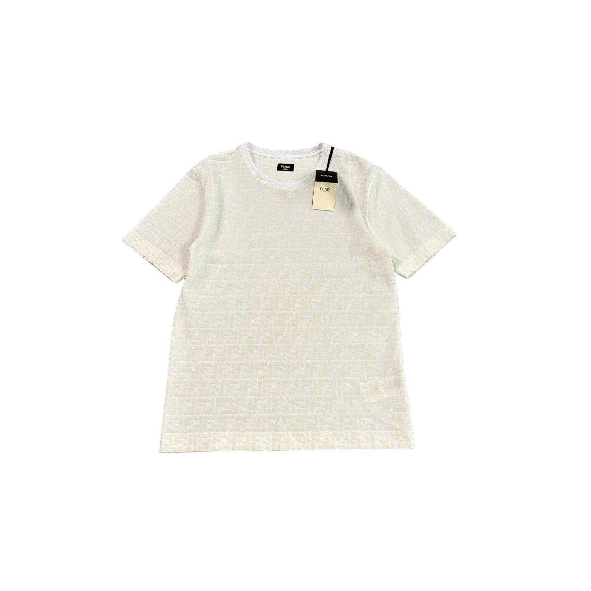 Fendi Fendi Monogram Flocked T-Shirt Size S Size US S / EU 44-46 / 1 - 1 Thumbnail