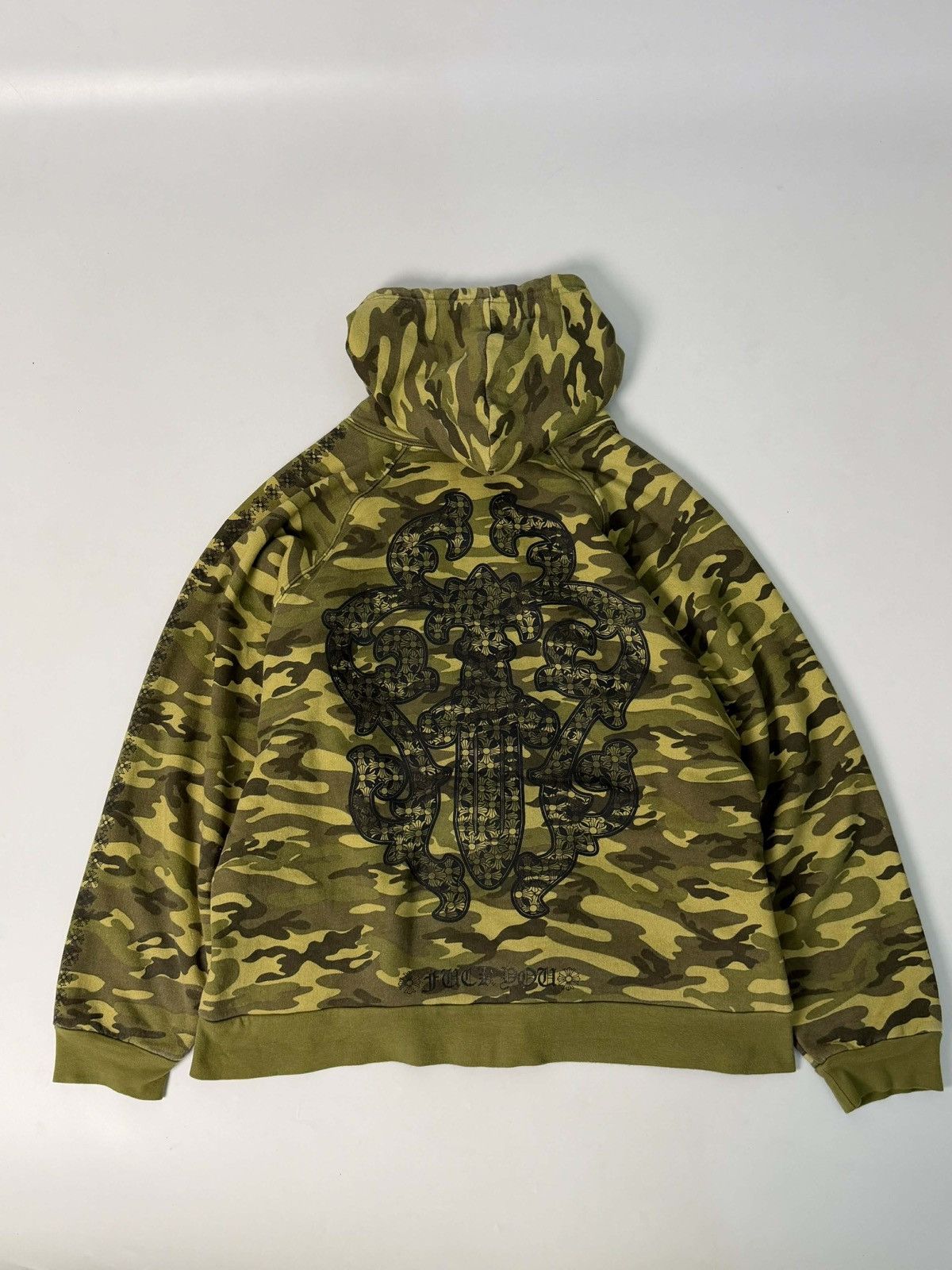 Chrome Hearts Chrome Hearts Camo Thermal Lined Zip Up Hoodie Size US M / EU 48-50 / 2 - 2 Thumbnail