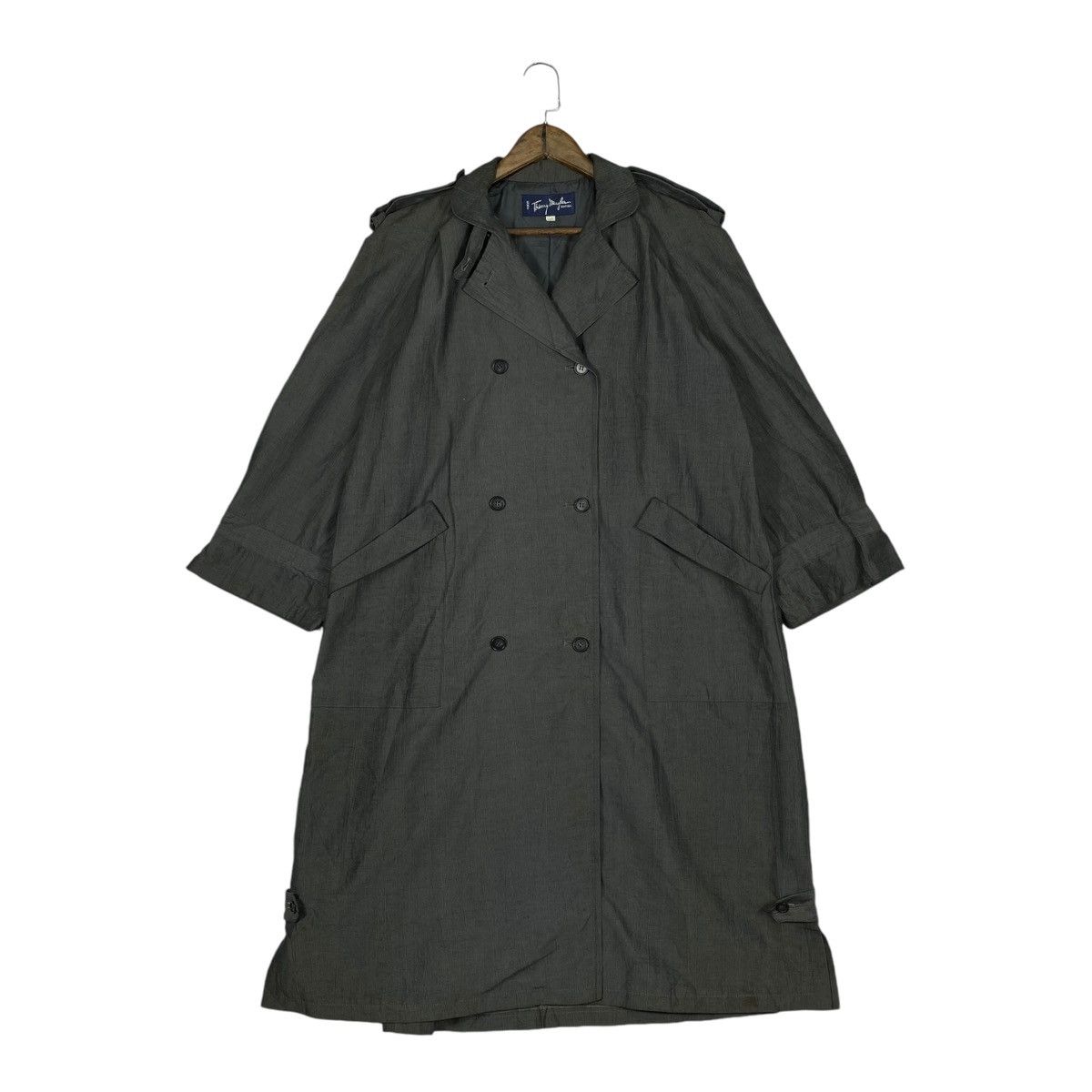 Thierry Mugler Vintage Thierry Mugler Balloon Sleeve Trench Coat Size M / US 6-8 / IT 42-44 - 9 Thumbnail