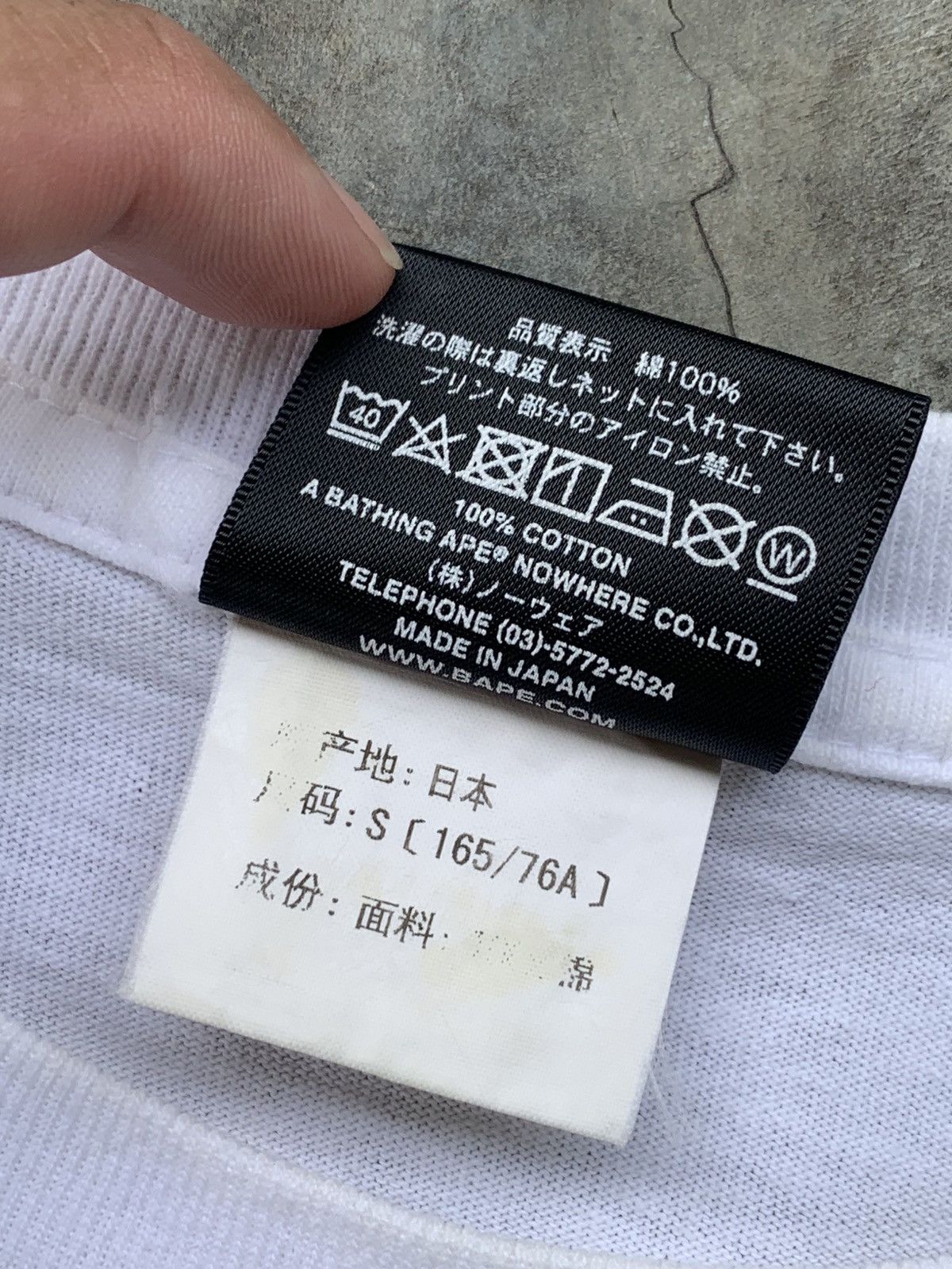 Bape × Neighborhood Bape X Neighborhood Tee Size US S / EU 44-46 / 1 - 5 Thumbnail
