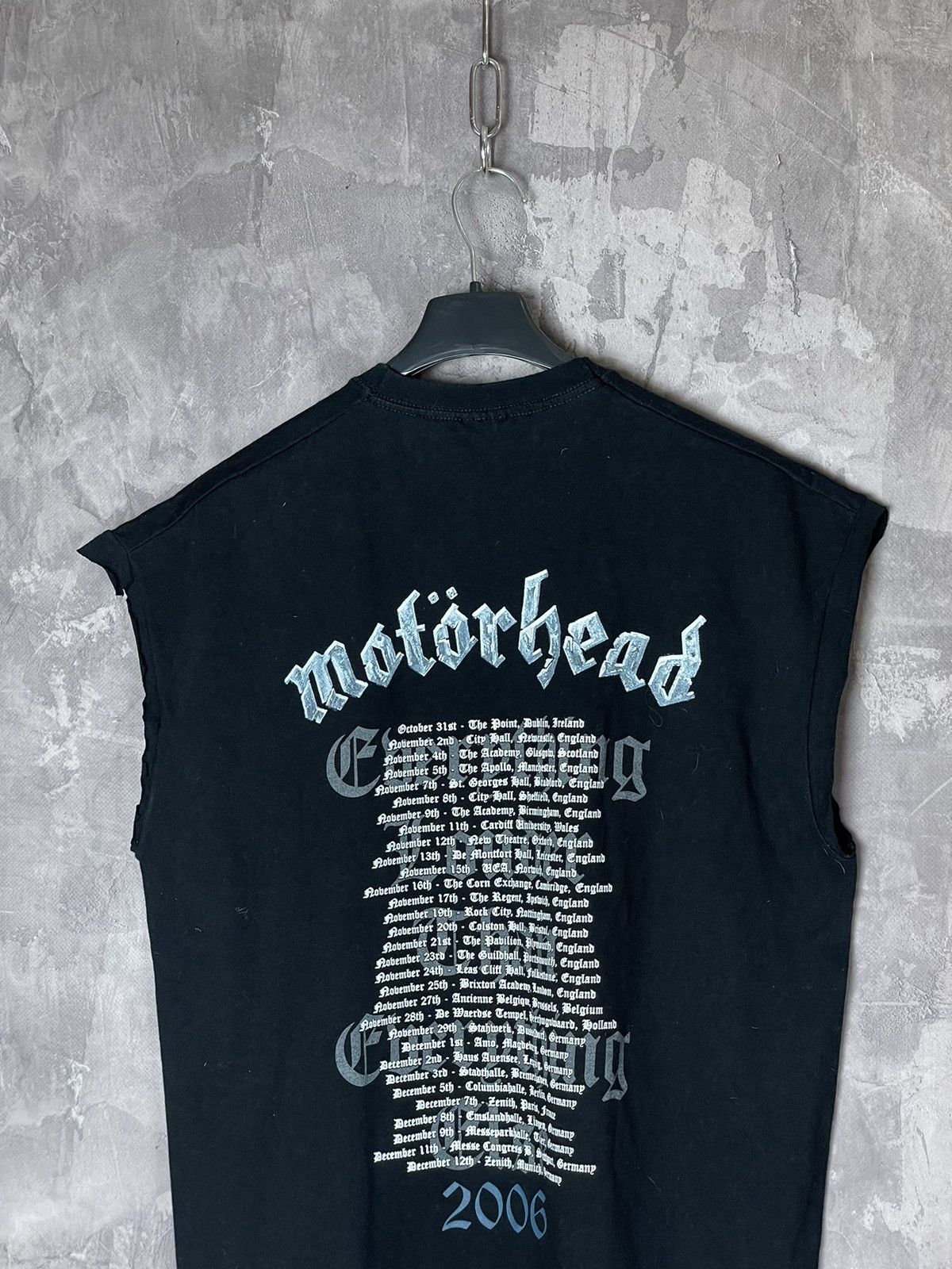 Band Tees × Vintage Vintage Motorhead England Big Printed Skulls Rock 2006 Tee Size US M / EU 48-50 / 2 - 11 Thumbnail