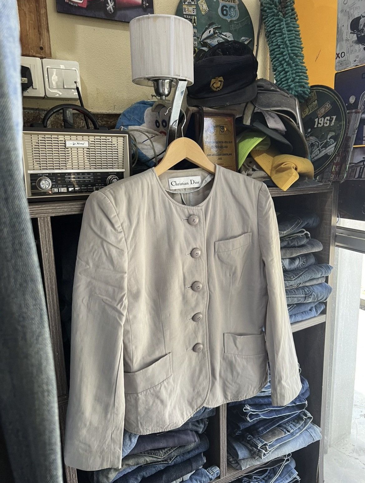 Christian Dior Monsieur 🔥Vintage Christian Dior Button Jacket Size S / US 4 / IT 40 - 5 Thumbnail