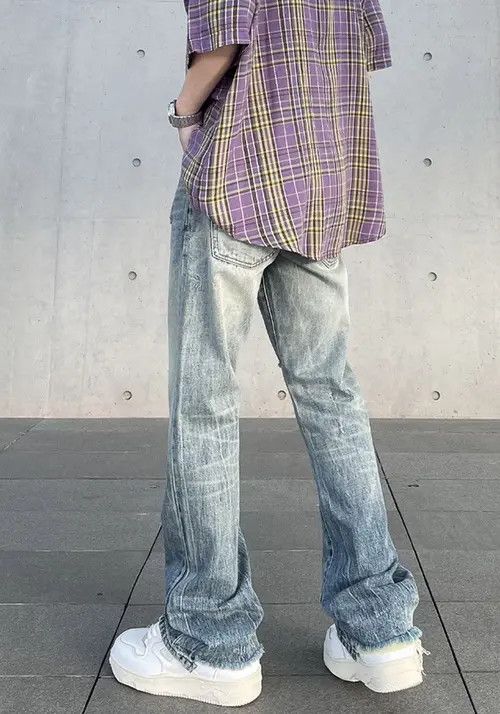 Japanese Brand × Jean Vintage Blue Flared Slim Jean Size US 30 / EU 46 - 2 Thumbnail