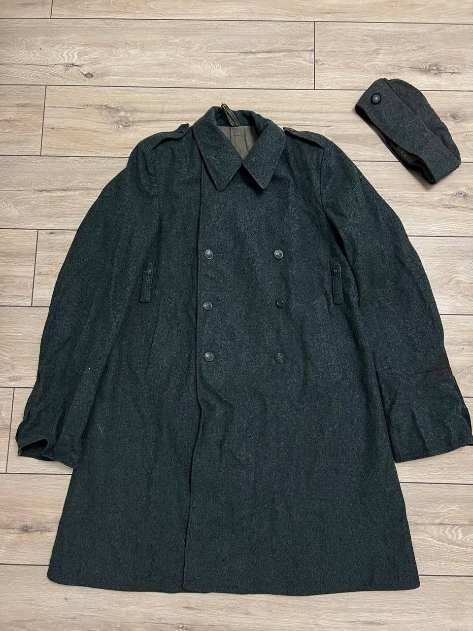Other Vintage Swiss Army Pea Trench Wool Coat 50 BB Military Rare Size US M / EU 48-50 / 2 - 10 Thumbnail