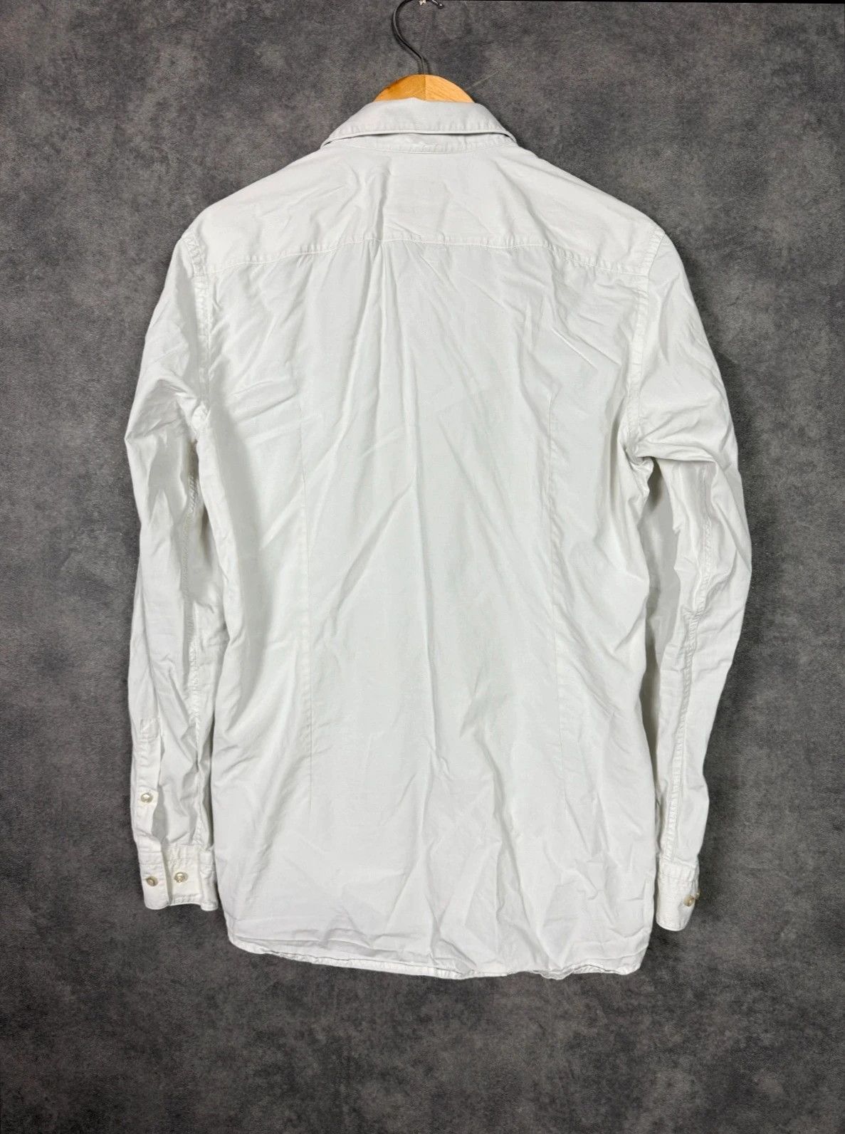 Hugo Boss Hugo Boss Shirt White Cotton Slim Fit Made in Italy Size US XS / EU 42 / 0 - 6 Thumbnail