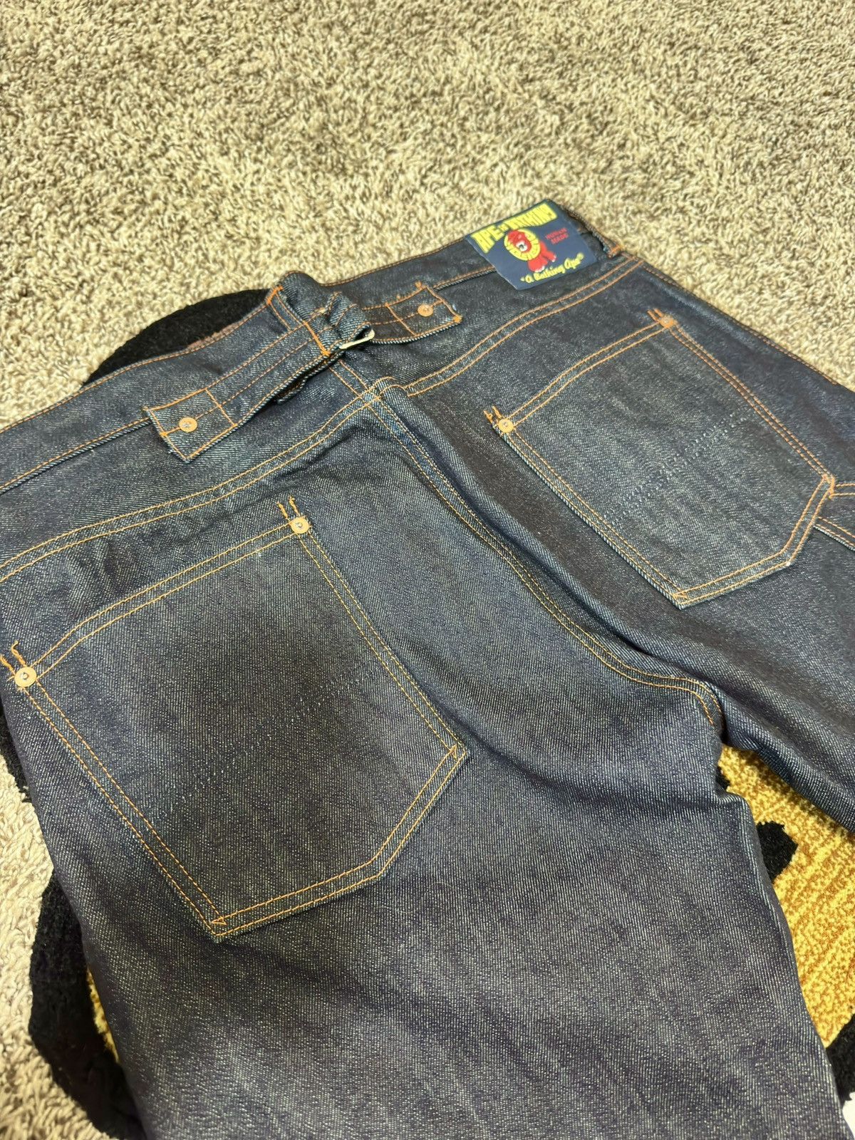 Bape Bape Selvedge Indigo Denim Size US 36 / EU 52 - 3 Thumbnail