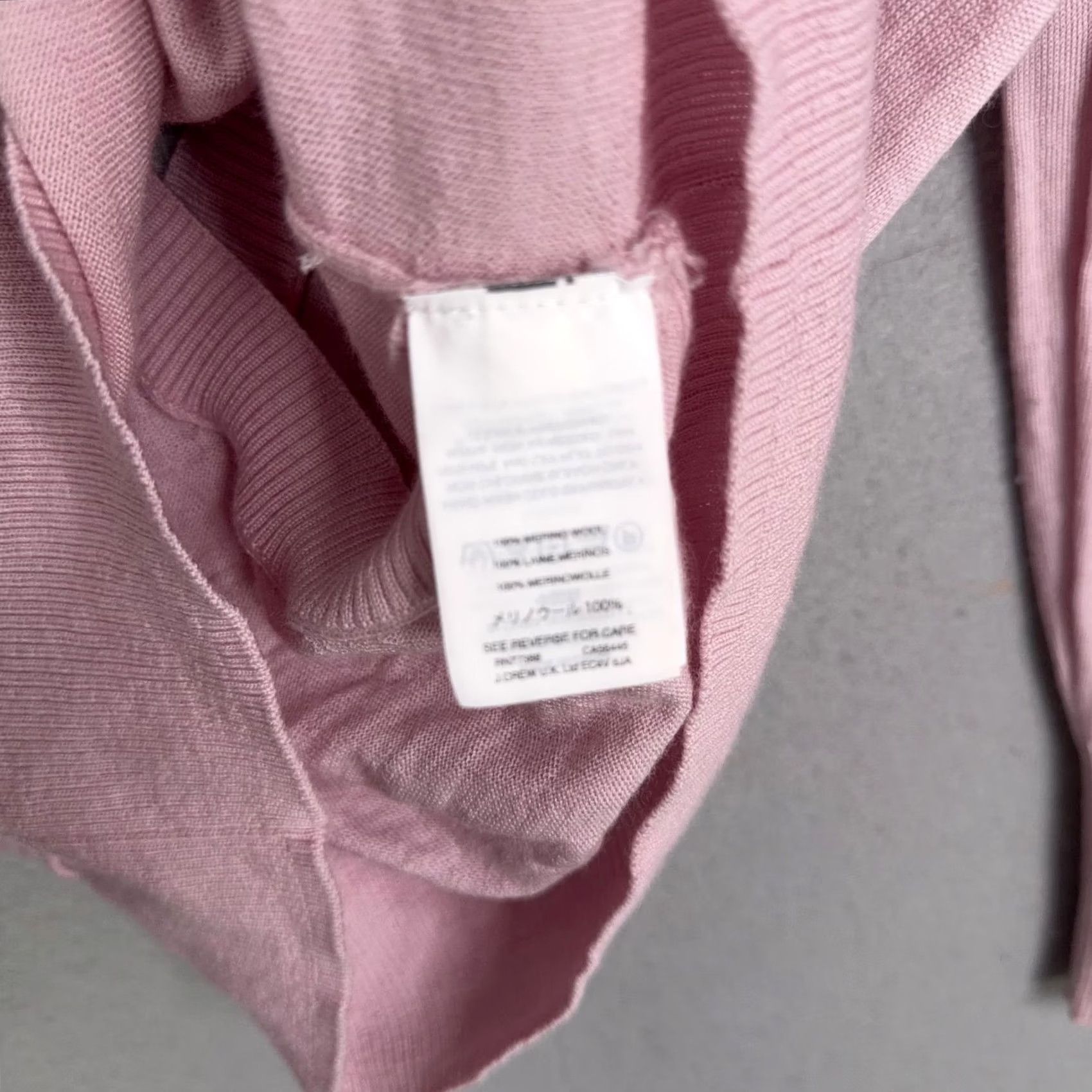 J.Crew J.CREW Sweater Wrap Womens Small Pink Merino Wool Back Bow Tie V-Neck Knit Size S / US 4 / IT 40 - 4 Thumbnail