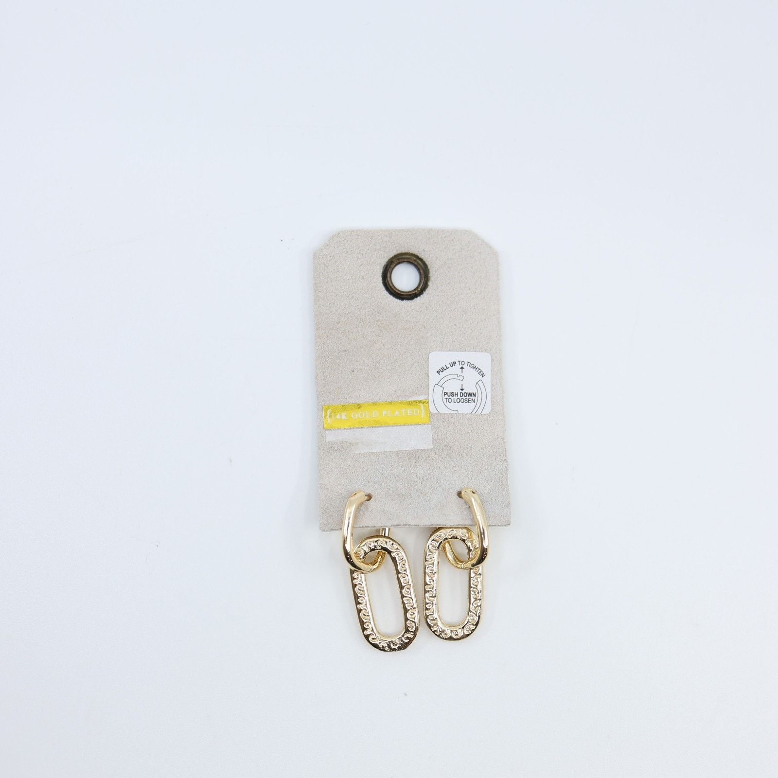 Anthropologie New Anthropologie Pave Crystal Drop Gold Plated Earrings Size ONE SIZE - 3 Thumbnail