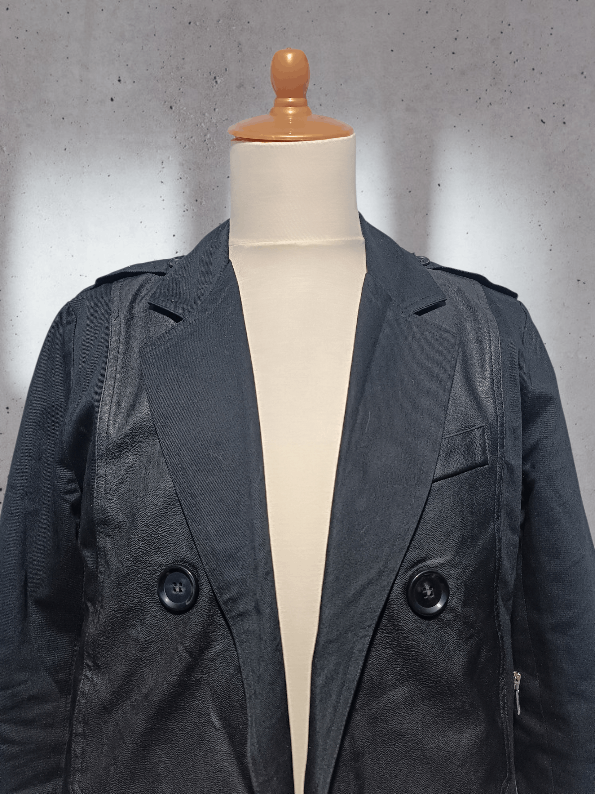 Japanese Brand Kazuyuki Kumagai Attachment Black Blazer Size US M / EU 48-50 / 2 - 3 Thumbnail