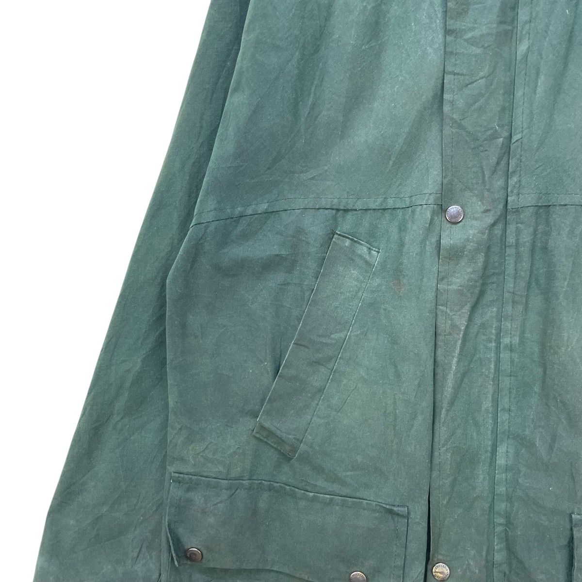 Barbour 💥Vintage 80s Pharhani country and leisure Waxed Jacket Size US L / EU 52-54 / 3 - 5 Thumbnail
