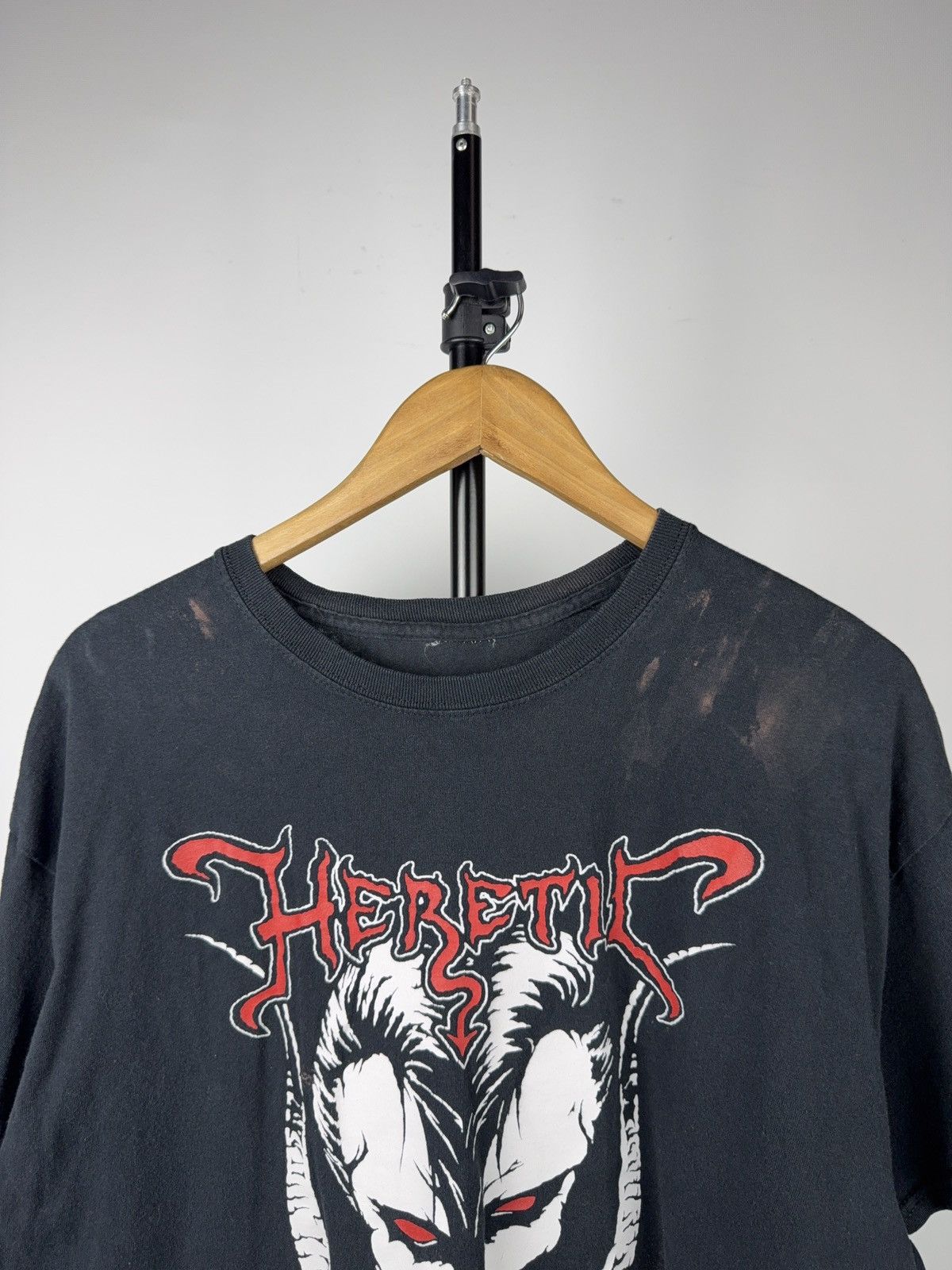 Band Tees 00s Heretic Underdogs Metal Band Graphic T Shirt Distressed Size US XL / EU 56 / 4 - 2 Thumbnail