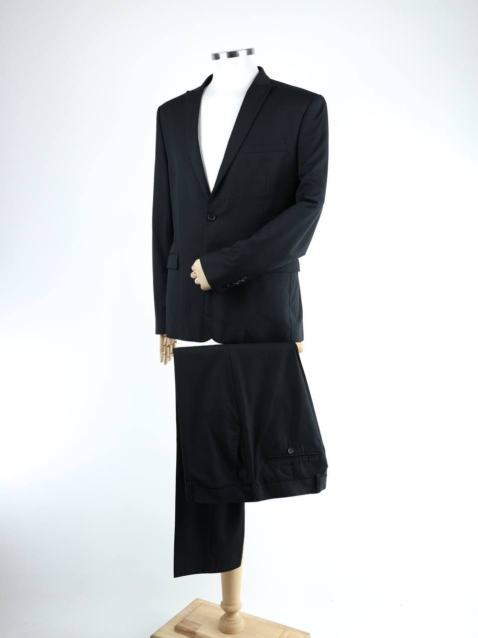 The Kooples THE KOOPLES Black striped wool suit Classic fit Size 52R - 3 Thumbnail