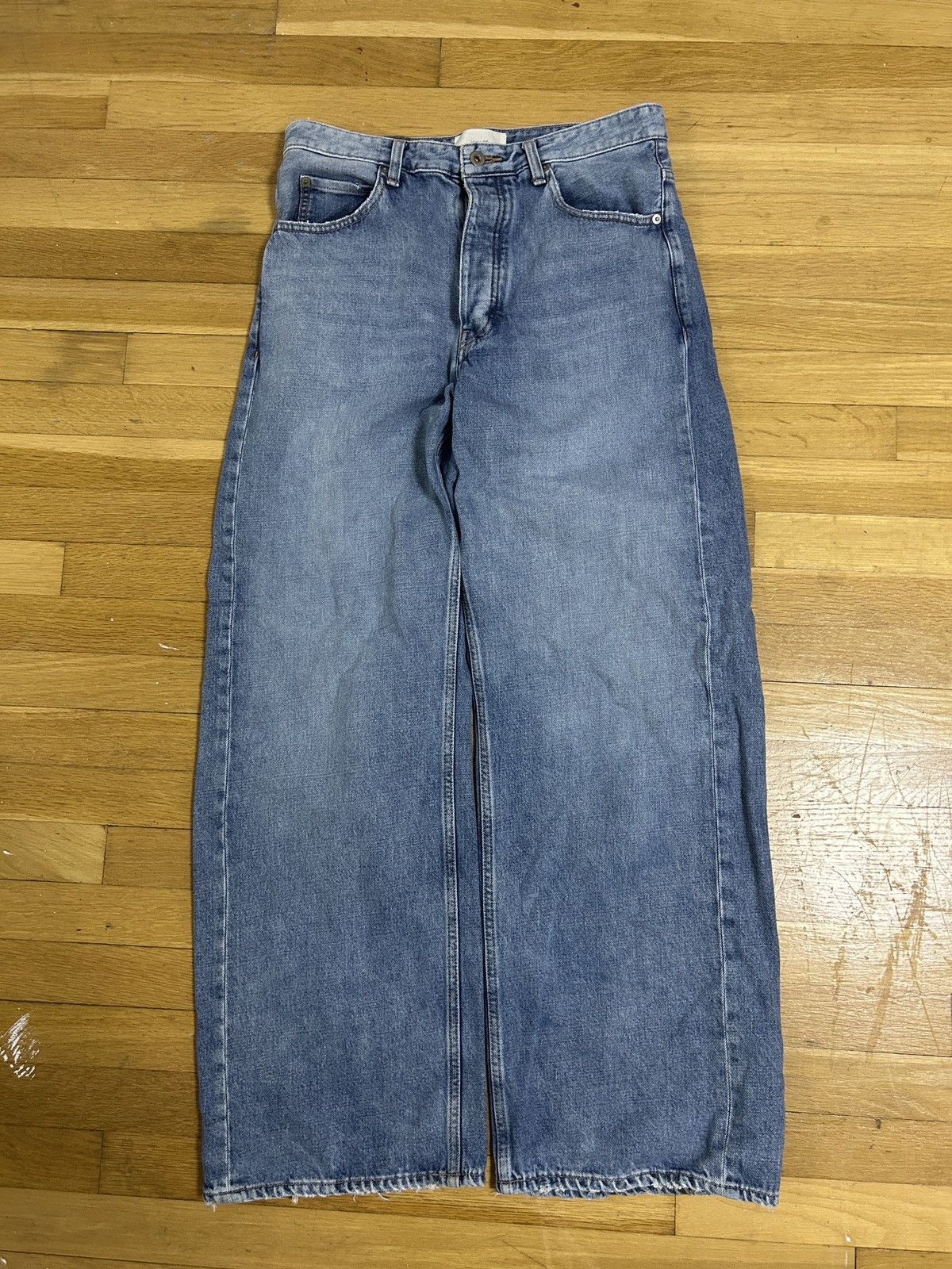 CMMAWEAR × Vuja De VUJADE AMALIA STRAIGHT-LEG RAW DENIM IN