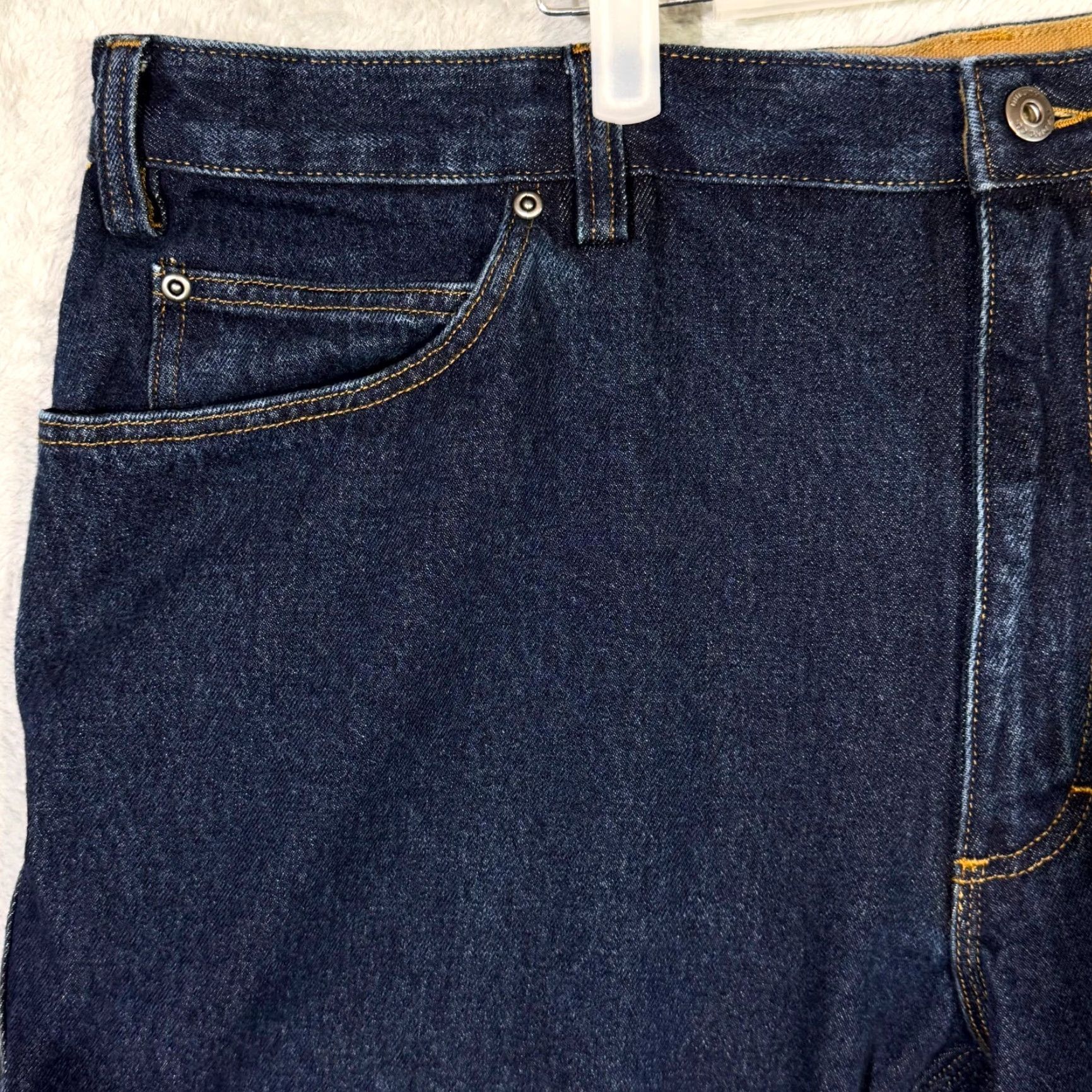 Denime Duluth Trading Men’s Crop Jeans 44×28 Blue Denim 100% Cotton Straight Leg Excell Jeans Crop Straight Men’s Denim Blue 44×28 Duluth Size US 44 / EU 60 - 3 Thumbnail