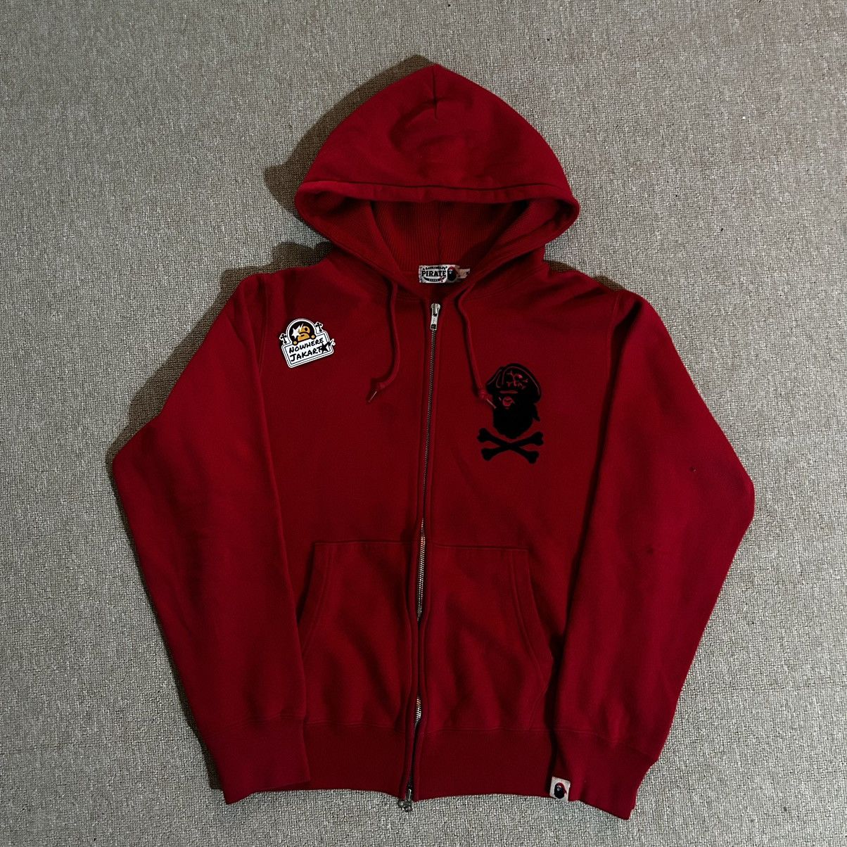Bape Bape Pirates Zip Up Hoodie Size US M / EU 48-50 / 2 - 1 Thumbnail