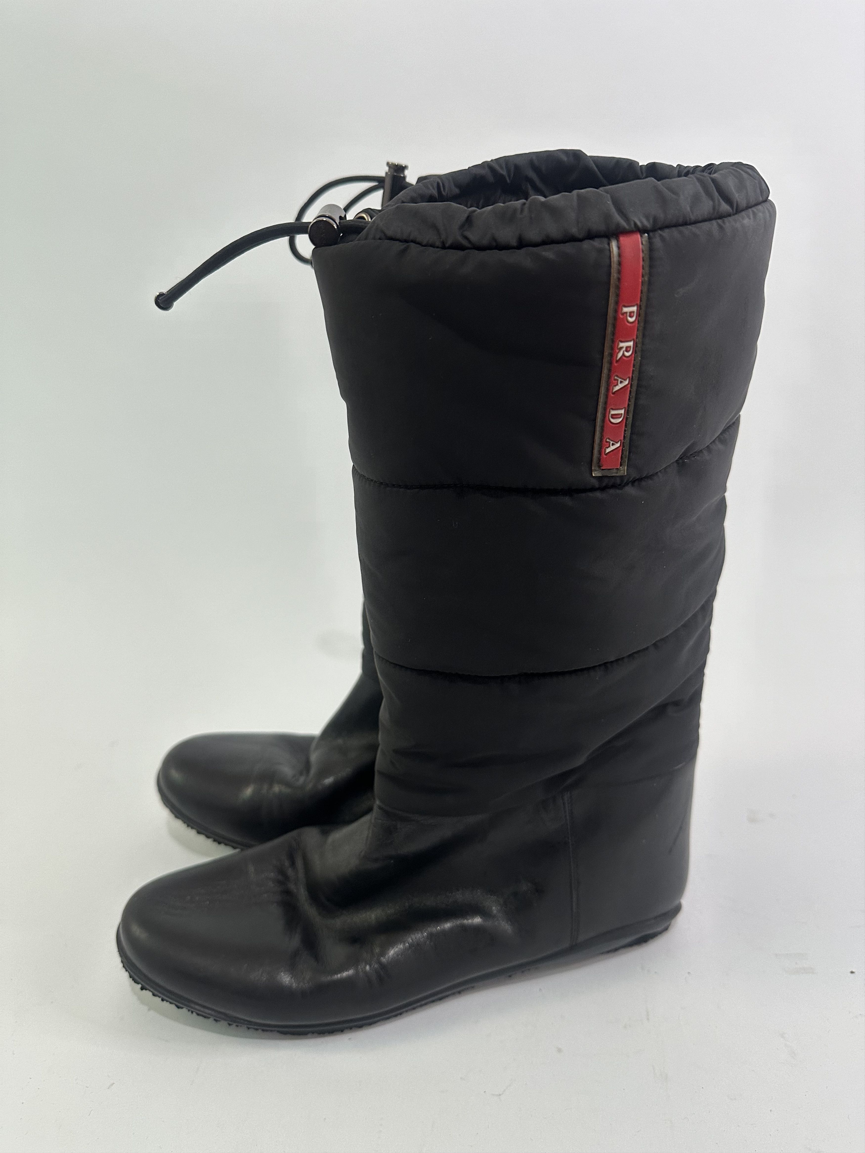 Prada × Vintage Vintage Prada 90s Rain Moon Boots Size 7 UK Size US 7 / IT 37 - 4 Thumbnail