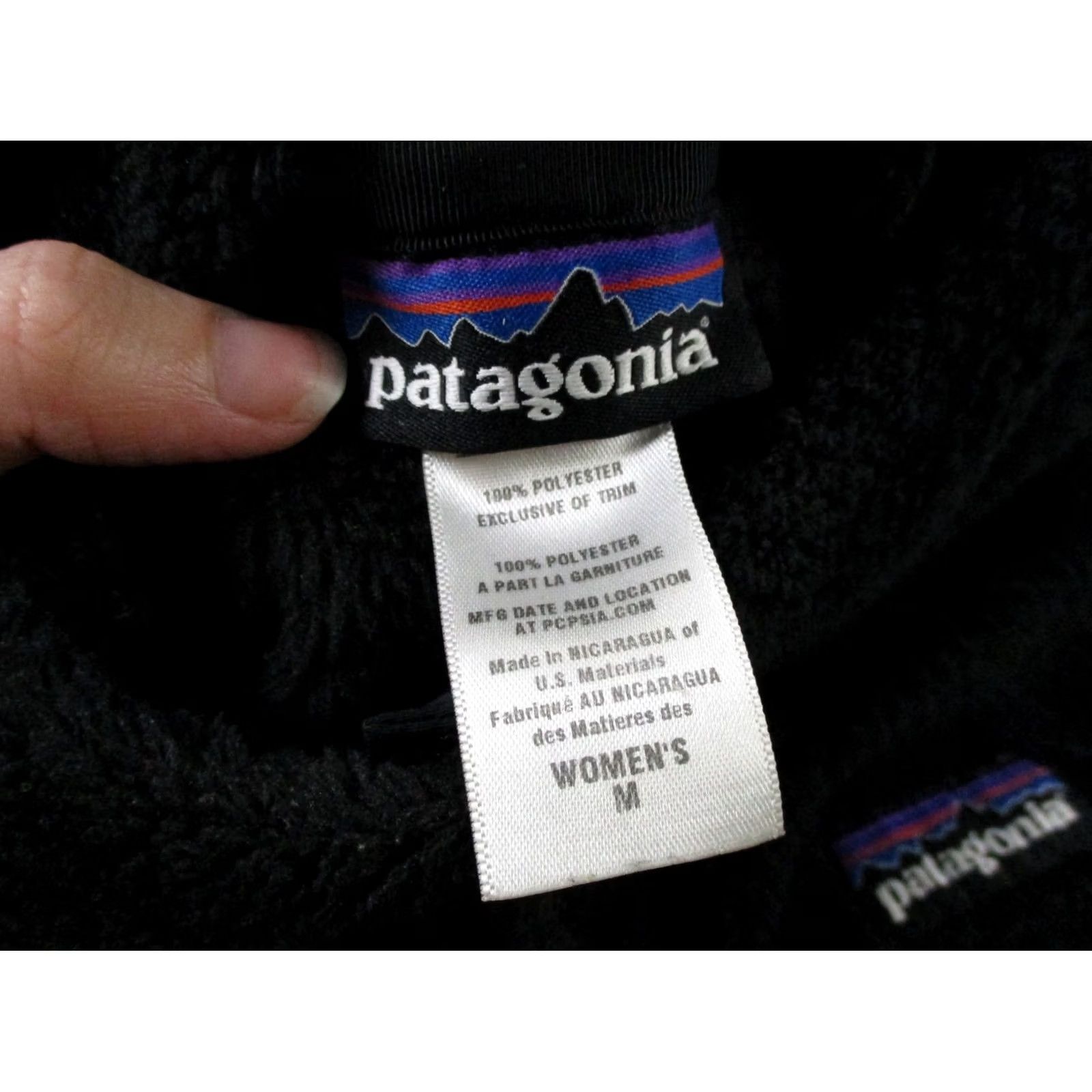 Patagonia Patagonia Jacket Womens M Black Snap Fleece Outdoor Casual Windproof Pockets Thermal Regular Size M / US 6-8 / IT 42-44 - 6 Thumbnail