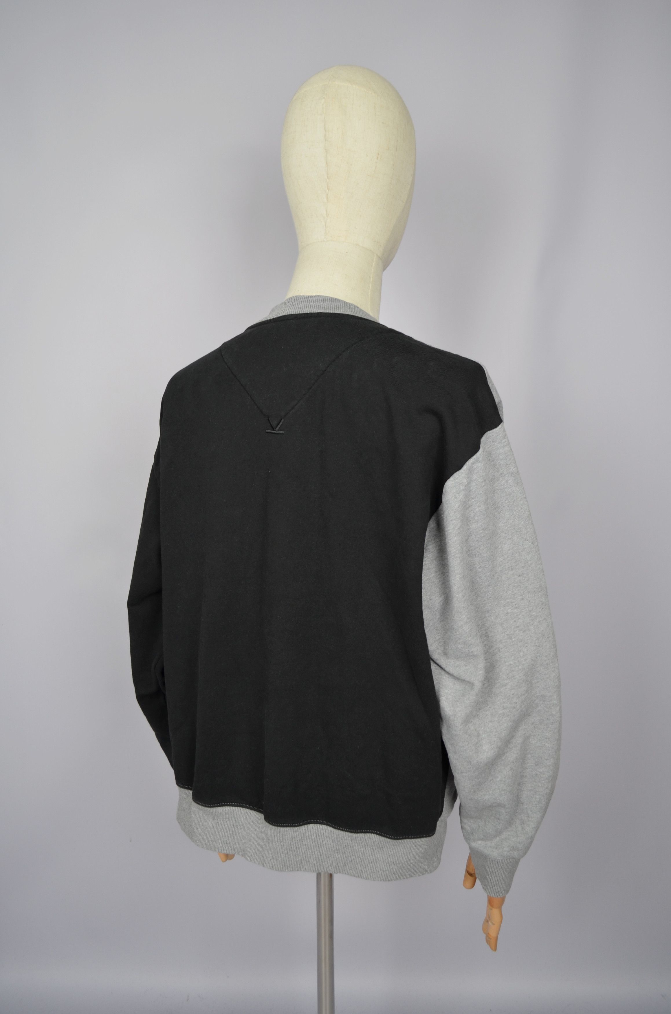 Designer × Kenzo KENZO Color Block Hoodie Dove Grey Logo Sweatshirt Designer Size US L / EU 52-54 / 3 - 8 Thumbnail