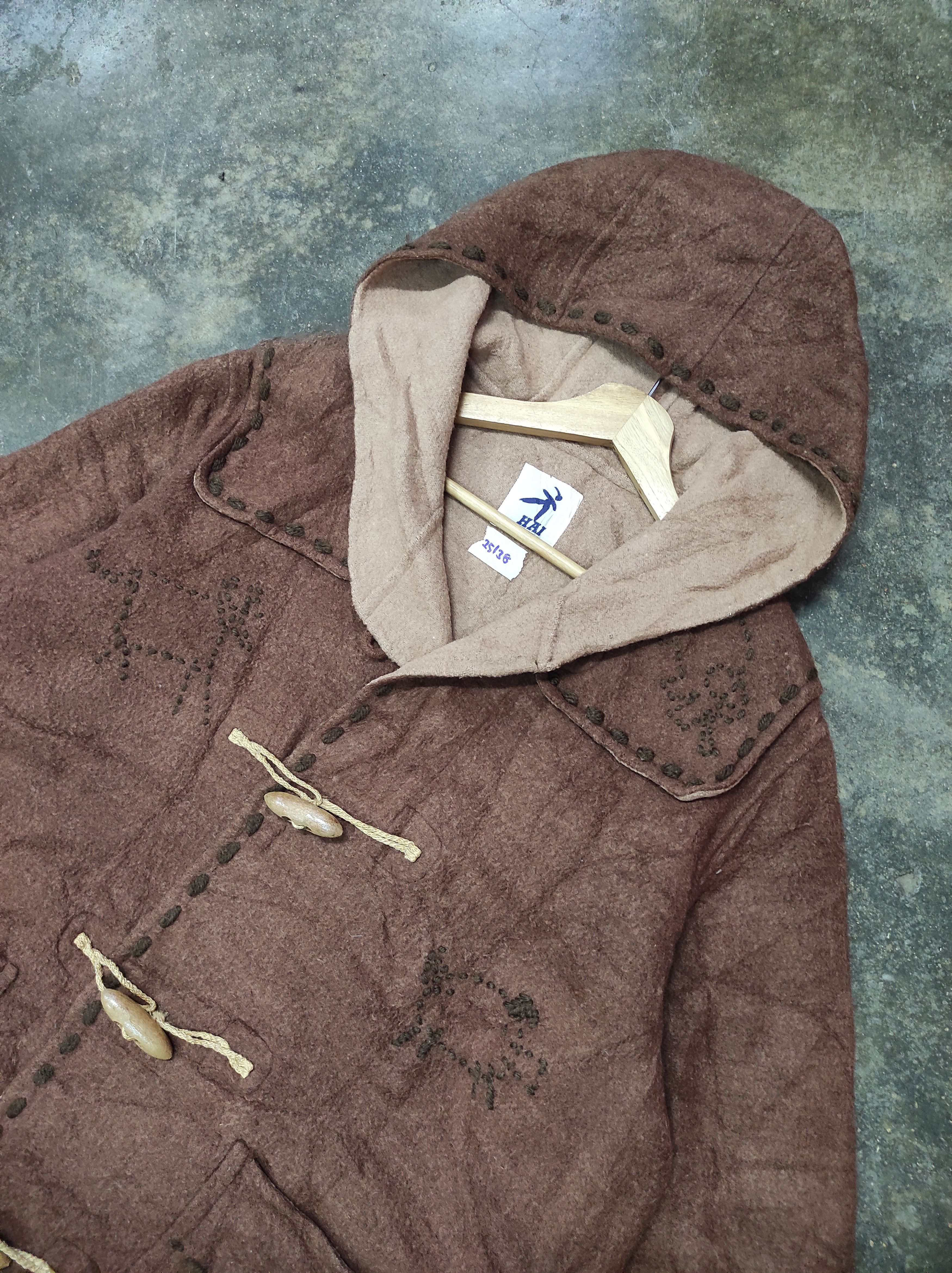 Issey Miyake HAI SPORTING GEAR ELEPHANT ISSEY MIYAKE DUFFLE COAT HOODED Size US L / EU 52-54 / 3 - 3 Thumbnail