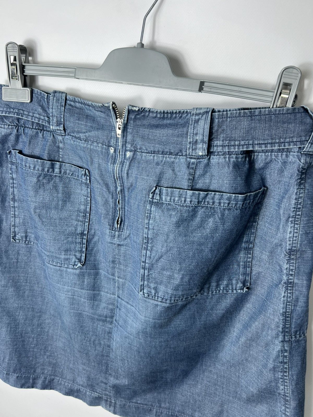 A.P.C. Vintage avant garde streetwear y2k sk8 A.P.C. Denim Skirt Size 27" / US 4 / IT 40 - 8 Thumbnail