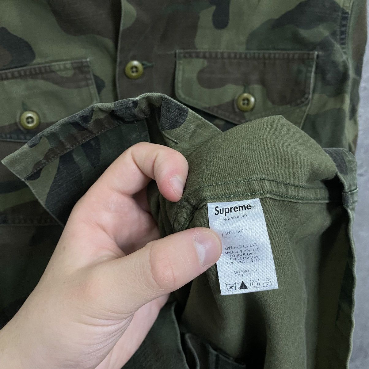 Supreme Vintage Supreme Military “Army” Overshirt Jacket Size US L / EU 52-54 / 3 - 13 Thumbnail
