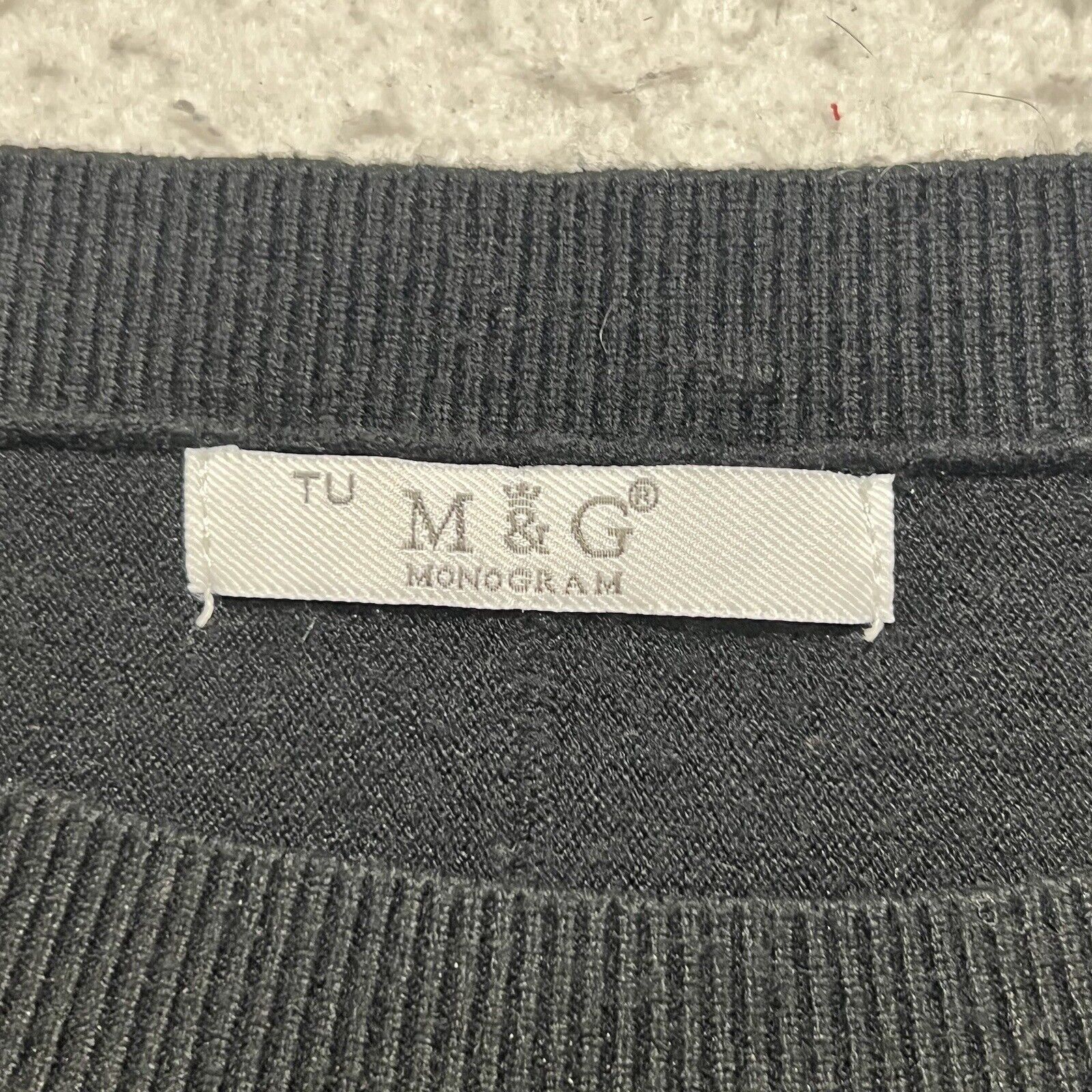 Other M&G Monogram XL Ribbed Sweater Boatneck Dolman Sleeve Size XL / US 12-14 / IT 48-50 - 3 Thumbnail