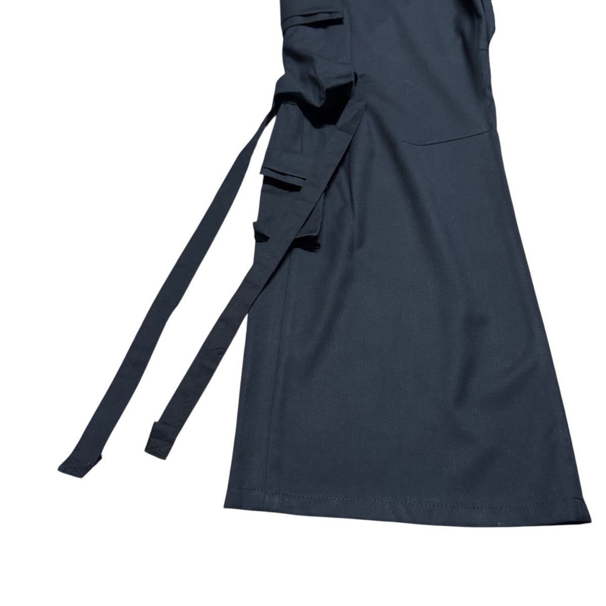 Tornado Mart Tornado Mart Rayon Black Utility Wide leg Cargo Pants Size US 34 / EU 50 - 10 Thumbnail