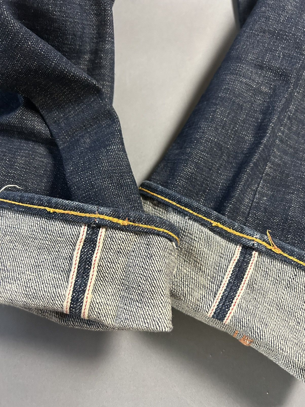 Evisu Evisu Japan vintage selvedge daicock jeans yellow big logo Size US 30 / EU 46 - 4 Thumbnail
