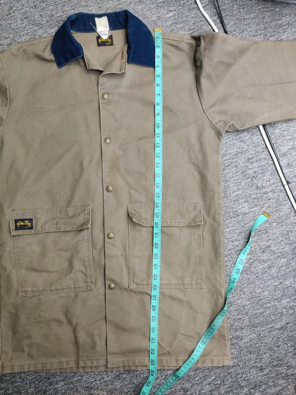 Stan Ray Vintage 90s Stan Ray Chore Duck Canvas Jacket Size US L / EU 52-54 / 3 - 13 Thumbnail