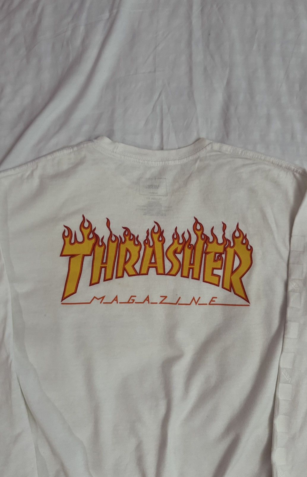 Vans 2000s Vans X Thrasher Skateboard Tees Size US M / EU 48-50 / 2 - 2 Thumbnail