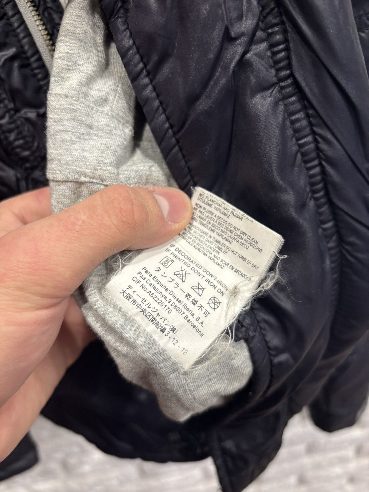 Diesel × Japanese Brand Diesel nylon jacket with hood, size S Size US S / EU 44-46 / 1 - 9 Thumbnail