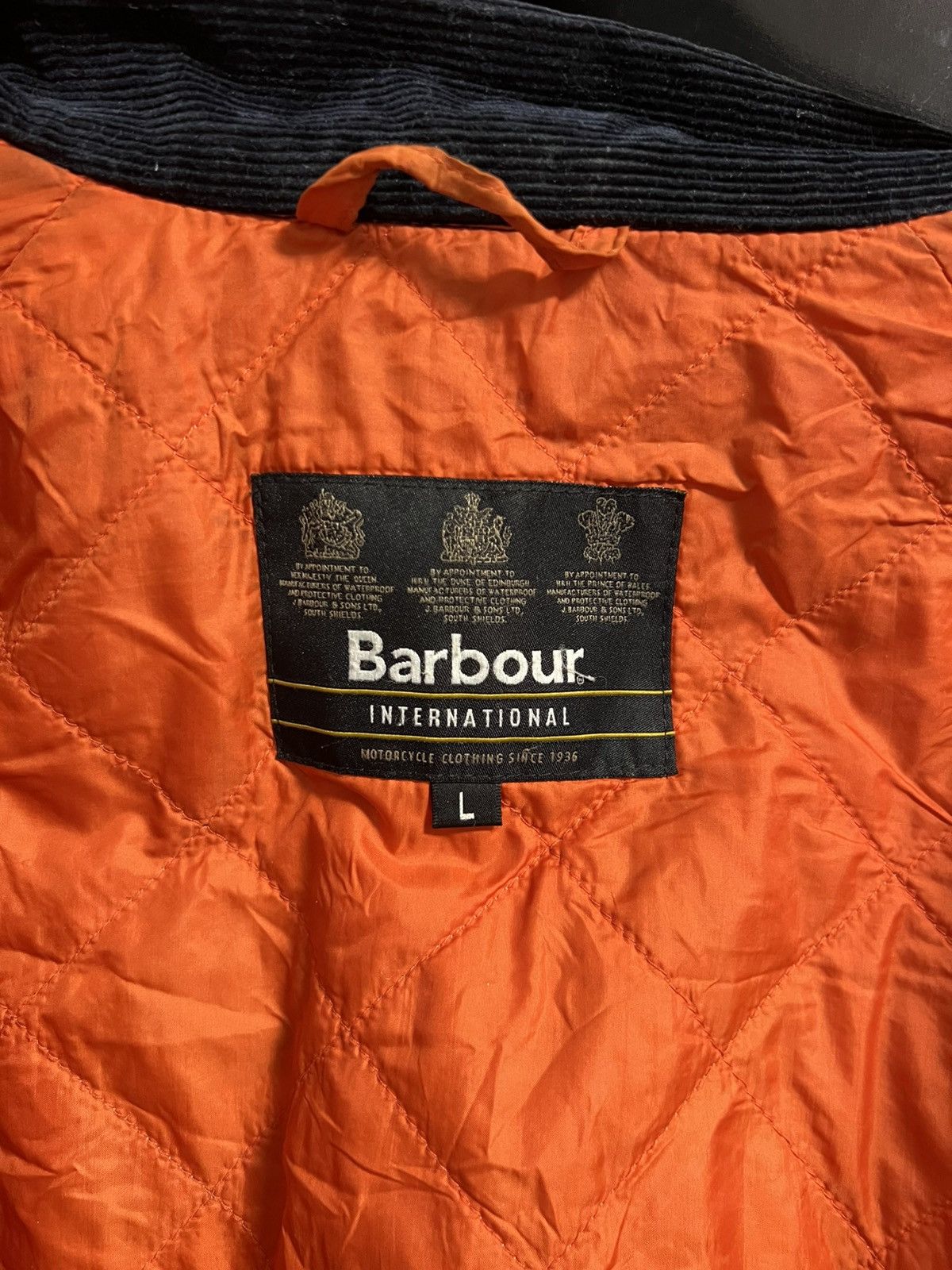 Barbour Barbour International Wax Cotton Bomber Jacket Lining Men L Size US L / EU 52-54 / 3 - 15 Thumbnail