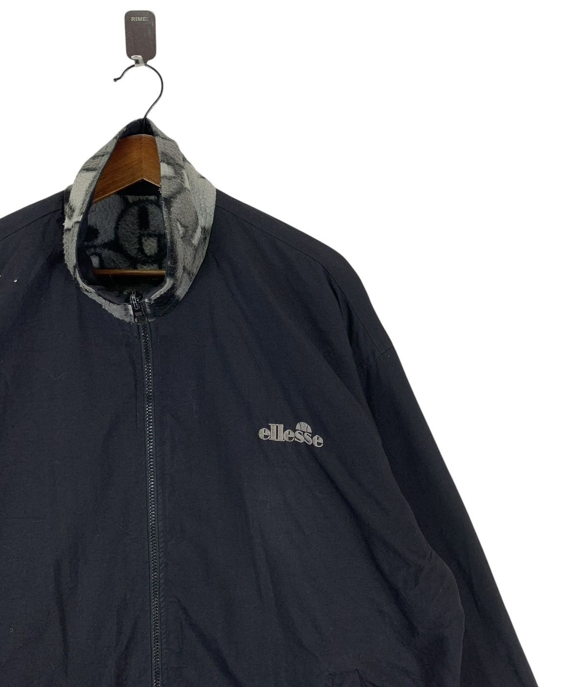 Ellesse Vintage Ellesse Reversible Printed Fleece & Nylon Jacket Size US XL / EU 56 / 4 - 6 Thumbnail