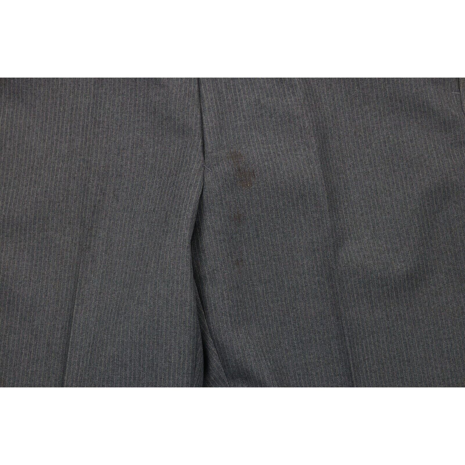 Vintage Vintage 70s Streetwear Wedding 3 Piece Pinstriped Suit Size 42R - 16 Thumbnail